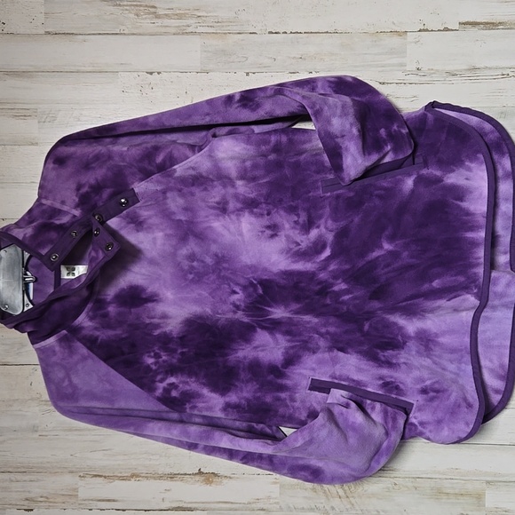 GreenTea Purple Tie-Dye Top - Picture 1 of 7